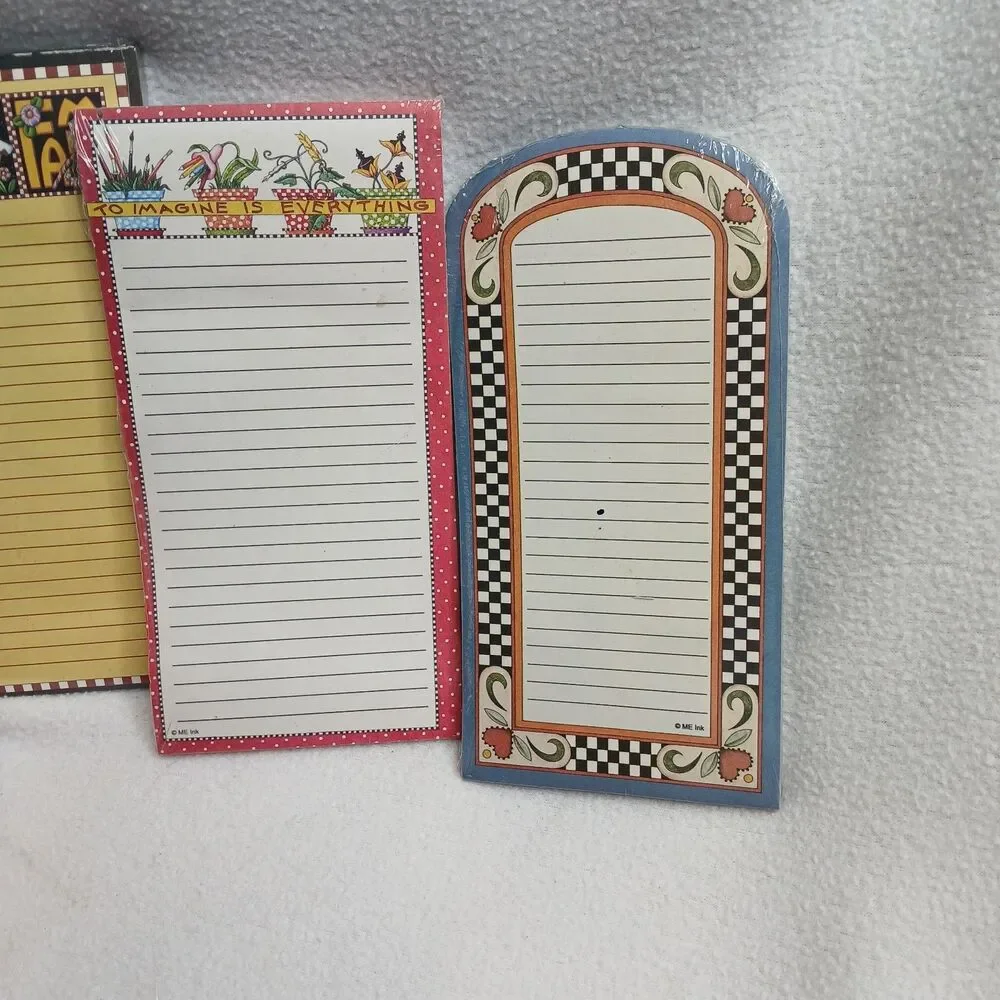 9 Piece Lot of Mary Engelbreit Stationery Box Block Notepads Y2k Vintage #2
